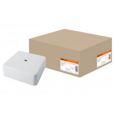 Коробка распаячная КР 75х75х28 ОП белая IP40 TDM SQ1401-0205